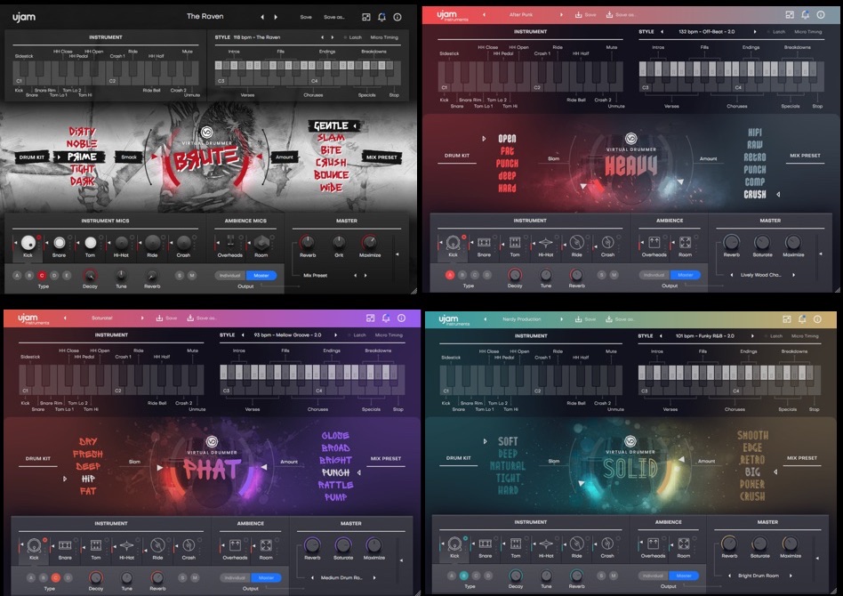 Ujam Ujam Virtual Drummer Bundle